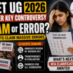 CUET UG 2026 Answer Key Controversy Scam or Erorr