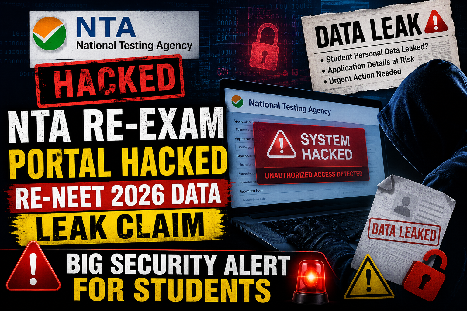 NTA Re-Exam Portal Hacked
