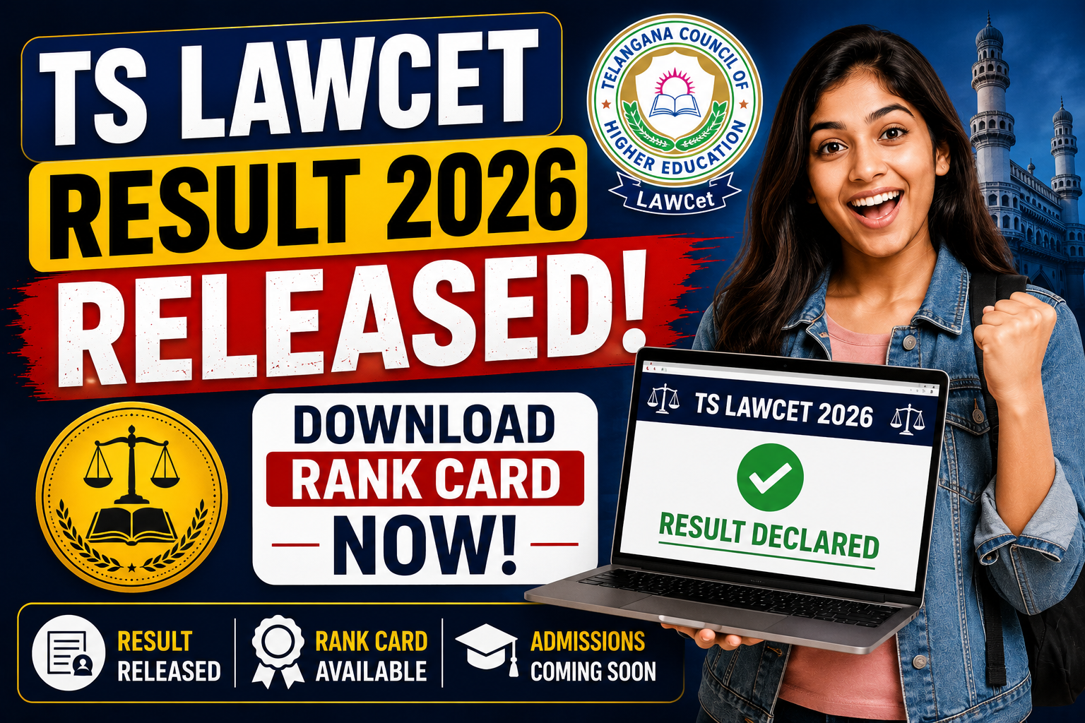 TS LAWCET Result 2026 Released – Download Rank Card Now