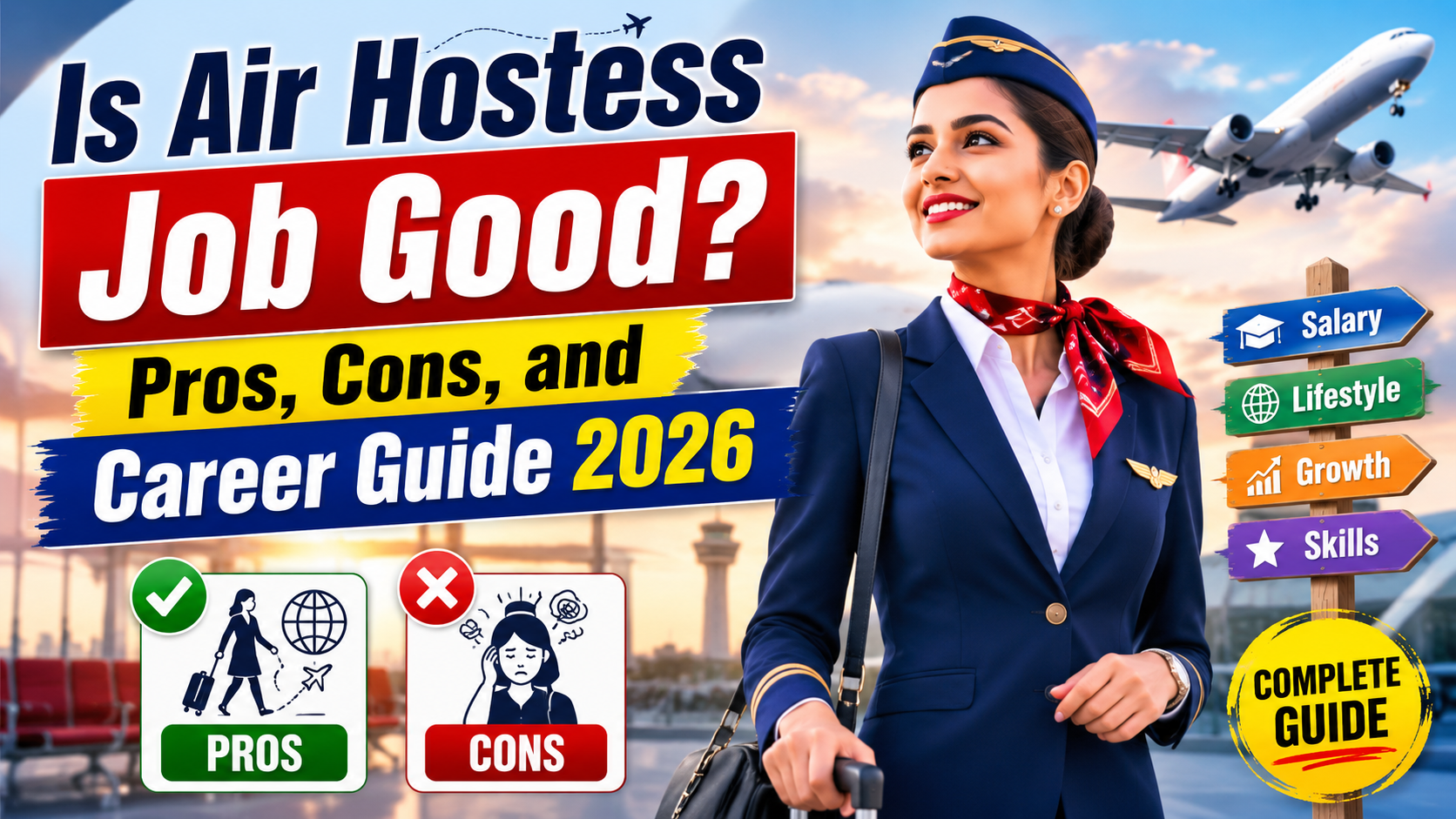 Is Air Hostess Job Good? Pros, Cons, and Career Guide 2026