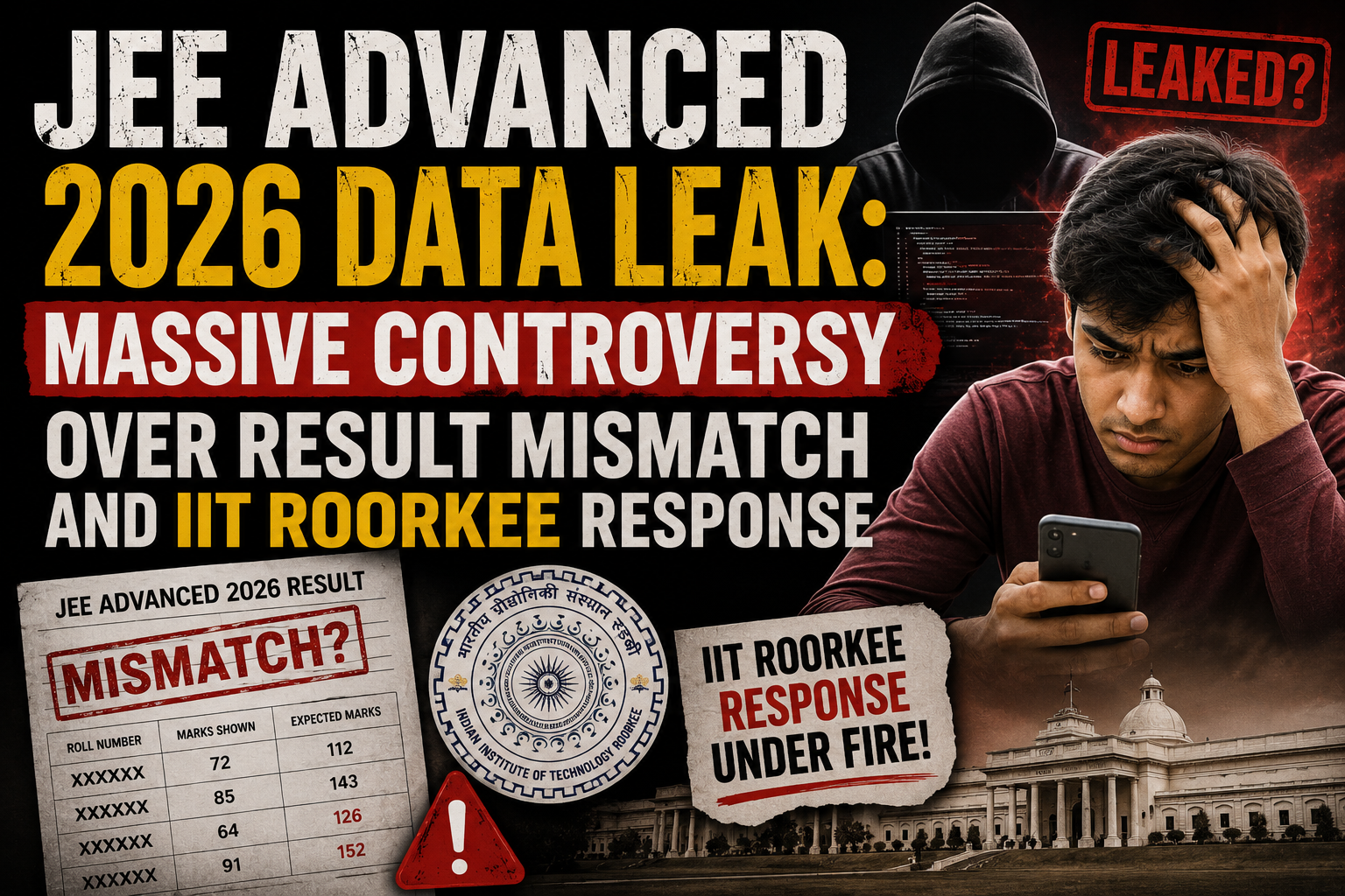 JEE Advanced 2026 Data Leak: Error, Hack or Major System Failure?